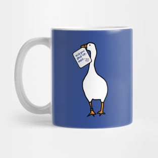 Annoying Goose with Stolen Joe Biden First Debate Quote Mug